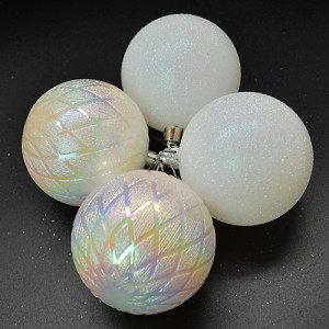 Набор елочных игрушек 88366-88369-88384 Шарики, размеры в ассортименте
