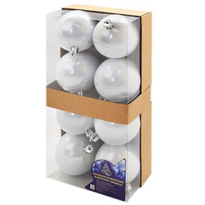 Набор елочных игрушек 9363-9364-9365-9366-9367-9369 Шарики, размеры в ассортименте