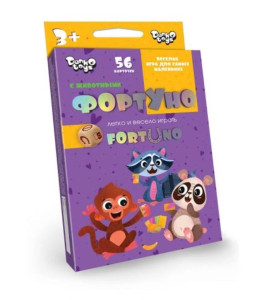 Игра настольная Danko Toys ФортУно, 56 карточек, с 3 лет