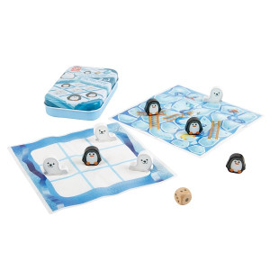 Настольная игра Hape Tic Tac Toe, 2 в 1, деревянная