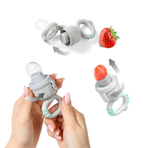 Ниблер силиконовый BabyOno Dino, 2 насадки