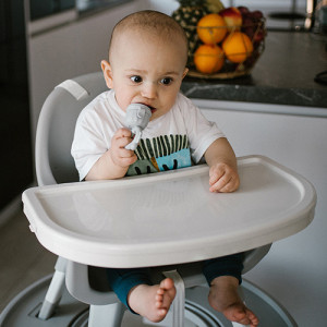 Ниблер силиконовый BabyOno Dino, 2 насадки