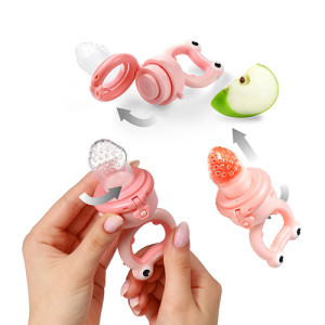 Ниблер силиконовый BabyOno Frog, 2 насадки