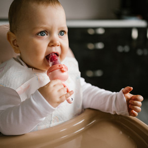 Ниблер силиконовый BabyOno Frog, 2 насадки