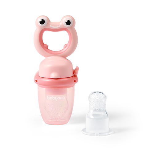 Ниблер силиконовый BabyOno Frog, 2 насадки