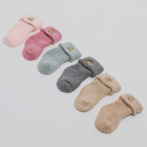Носки детские Arti Baby Medved Медведь с короной, махровые, 0-24 м