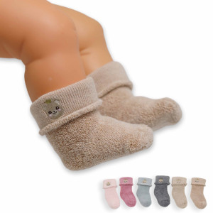 Носки детские Arti Baby Medved Медведь с короной, махровые, 0-24 м