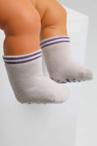 Носки махровые Arti Baby Misel Somebunny Loves You, с тормозами, 0-24 м
