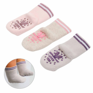 Носки махровые Arti Baby Misel Somebunny Loves You, с тормозами, 0-24 м