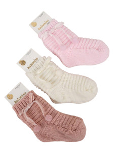 Носки для девочки Katamino Бантик, вязанные, акрил, 0-6 м