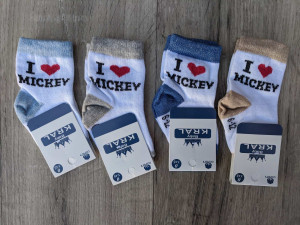 Носки детские Kral Mickey, 80% хлопок, для мальчика, 6-24 м