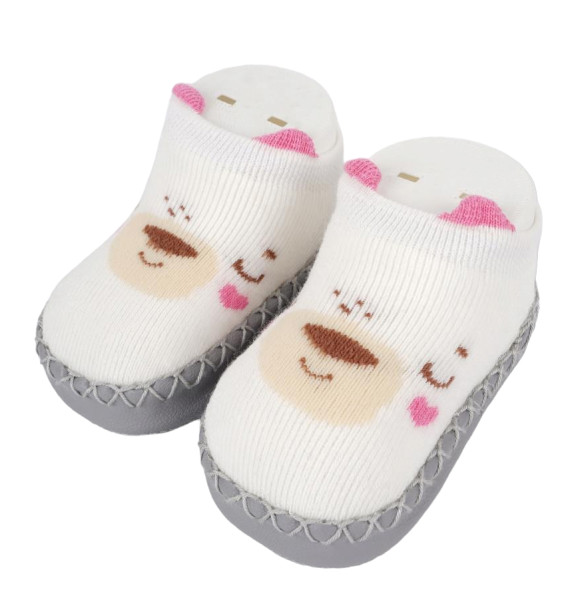 Носки-чешки для девочки Katamino Мордочка, махровые, 6-24м