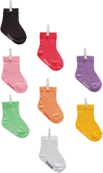 Носки для девочки Caramell Basic, демисезонные, 2 шт., 0-24 м