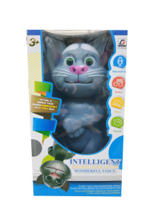 Игрушка развивающая 47943 Кот Том, сенсорная, повторюшка, 30см