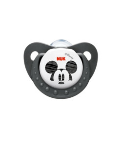 Пустышка NUK Trendline Disney Микки Маус, силикон, анатомическая, 0m+