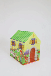 Палатка игровая Мой дом, с каркасом, 105х93х69см