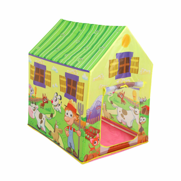 Палатка игровая Мой дом, с каркасом, 105х93х69см