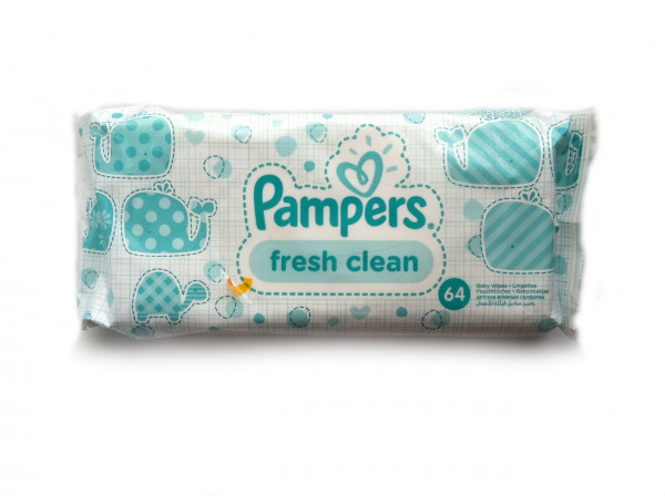 Салфетки мягкие Pampers Baby Fresh Clean, 64 шт.