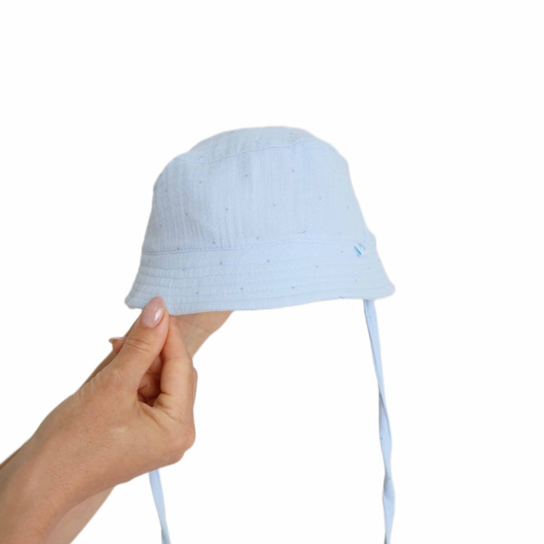 Панама для мальчика Caramell  Nini Cotton, муслин, 1-12 м