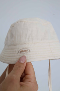 Панама для мальчика Caramell Linen Boy, лён, 1-12 м