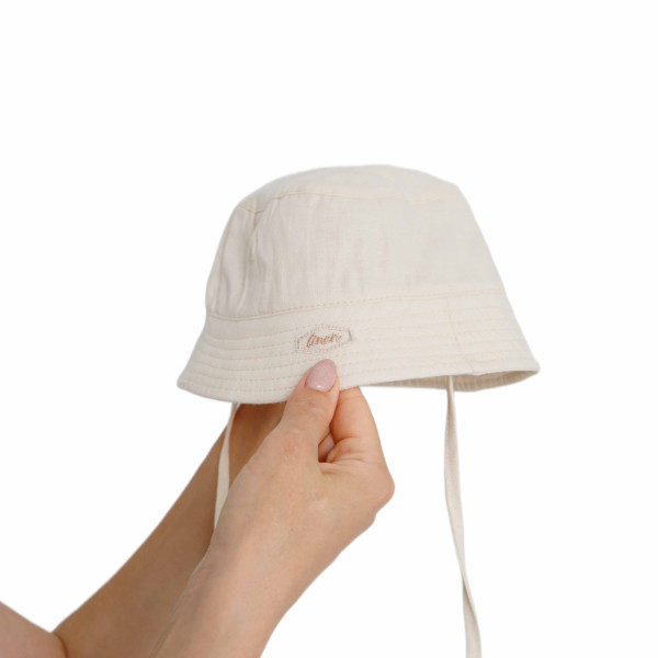 Панама для мальчика Caramell Linen Boy, лён, 1-12 м