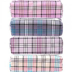 Пенал - косметичка Клетка 2-92, 1 отделение, 18 х 3,5 х 7 см