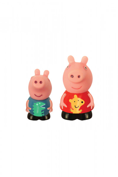Игрушки для купания Peppa Pig Пеппа и Джордж, 2 шт.