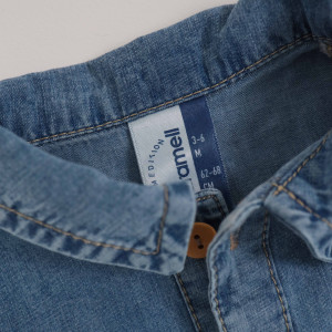 Песочник для мальчика Caramell Denim Boy, джинсовый, 3-18 м