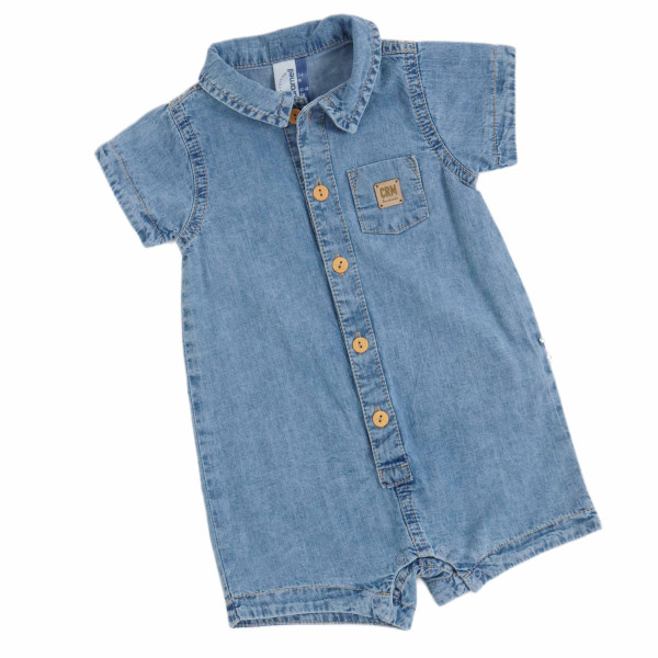 Песочник для мальчика Caramell Denim Boy, джинсовый, 3-18 м