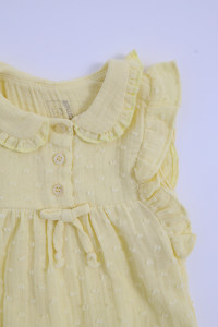 Песочник для девочки Caramell Cotton Garden, муслин, 1-12 м