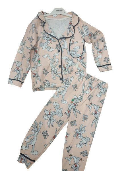 Пижама для девочки MuratBaby Банни, хлопок, 2-6 лет
