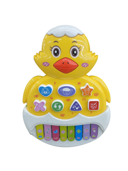 Игрушка детская 48271 Пианино цыпленок, с музыкой и светом
