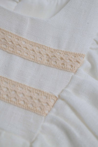 Платье для девочки Caramell Linen Girl, с повязкой, лён, 3-18 м