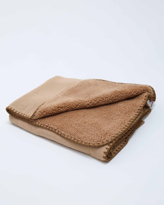 Плед детский Caramell Basic, муслин/велсофт, 85х90см