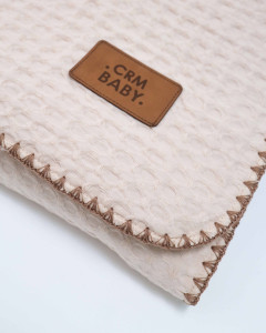 Плед детский Caramell Basic, зимний, муслин/велсофт, 85х90 см