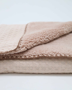 Плед детский Caramell Basic, зимний, муслин/велсофт, 85х90 см