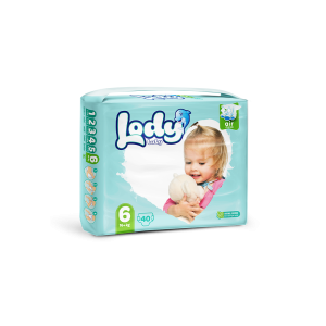 Подгузники Lody Baby Air №6 (16 кг+), 40 шт.