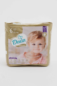 Подгузники Dada Extra Care №6 (16+ кг) 26шт.(золотая)