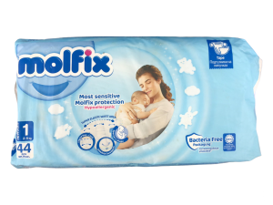 Подгузники Molfix Comfort Econom Newborn №1 (2-5кг), 44шт.