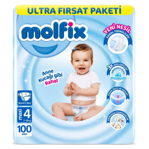 Подгузники Molfix Comfort Maxi №4 (7-14кг) 100 шт.