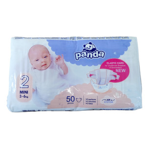 Подгузники Panda Mini №2 (3-6 кг), 50 шт.