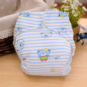 Подгузники многоразовые, хлопковые, на липучке, 1 шт.