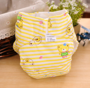 Подгузники многоразовые, хлопковые, на липучке, 1 шт.