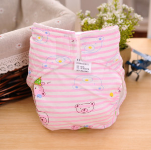 Подгузники многоразовые, хлопковые, на липучке, 1 шт.