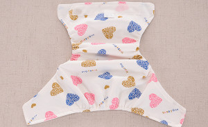 Подгузники многоразовые, хлопковые, на липучке, 1 шт.