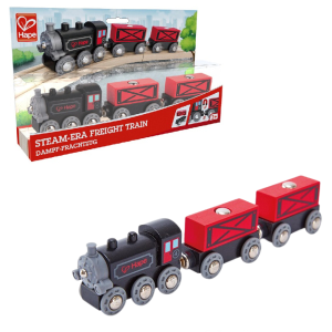 Паровоз деревянный Hape E3717/3719, на магнитах