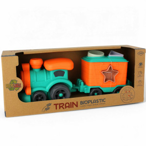 Поезд - сортер игрушечный Geng Feng Train, биопластик