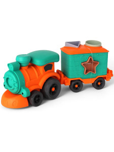 Поезд - сортер игрушечный Geng Feng Train, биопластик