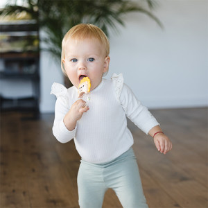 Погремушка - грызунок BabyOno Лев, силиконовый