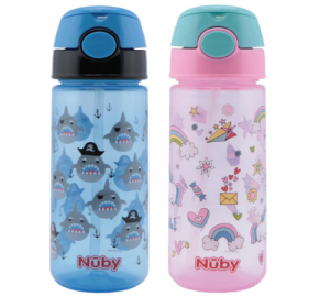 Поильник Nuby Flip-it с трубочкой, 36м+, 540мл